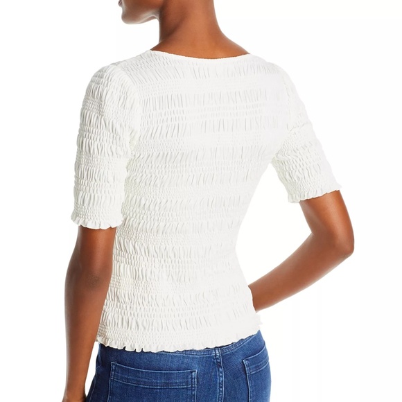 NWT Frame smocked knit top XS - Picture 5 of 7